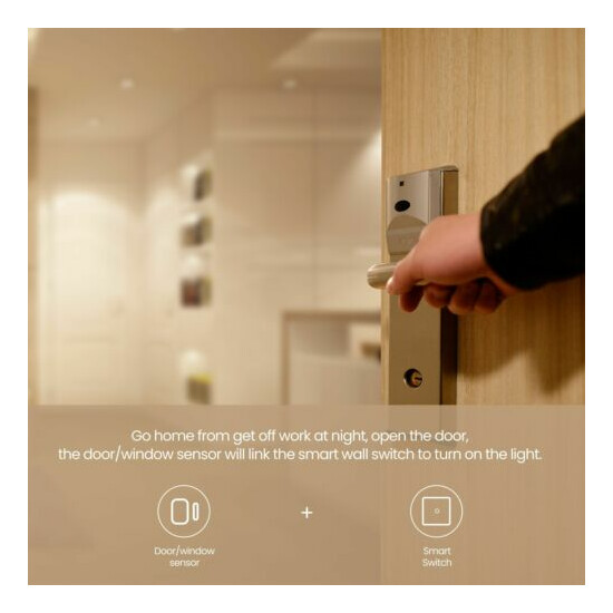 Smart Gate Door Window Sensor Detectors Security Home Works Alexa Google Home image {4}