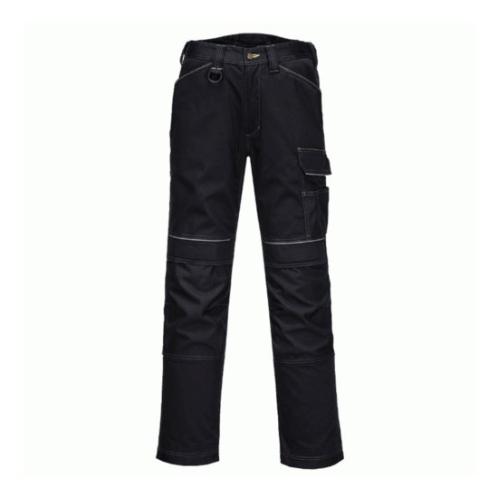 Portwest T601 PW3 Kneepad Work Trousers - Navy/Black image {2}