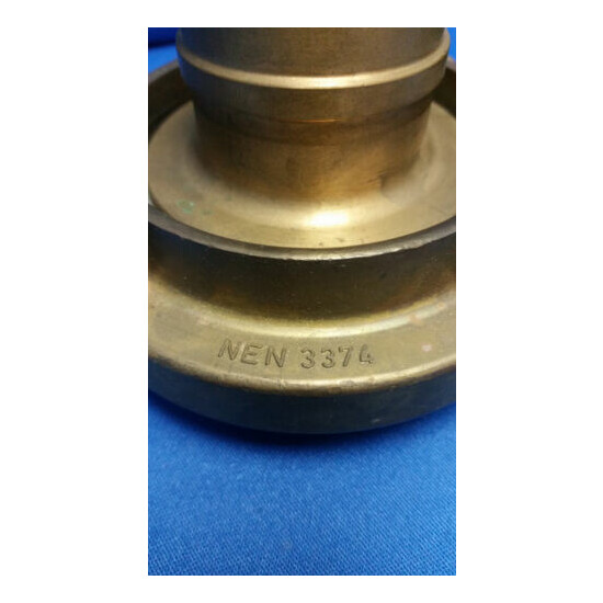 AWG NEN3374 STORZ 65 - Brass Fire Hose Adapters (LOT OF 2) Thumb {3}