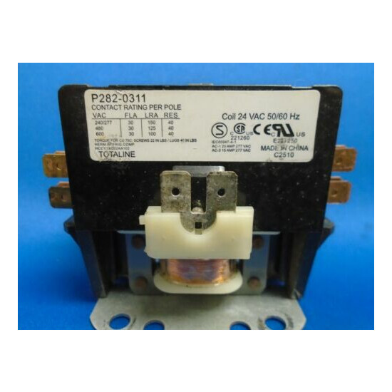Totaline Contactor; P282-0311; "USED" image {1}