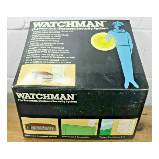RARE WATCHMAN The Personal/Business Security System NEW old Stock! Coltron F6 image {1}