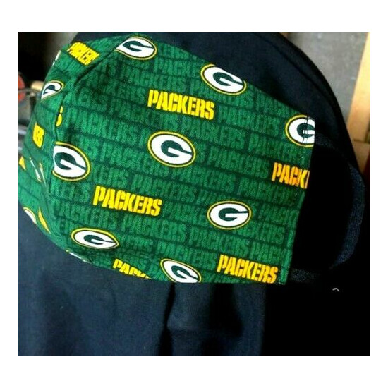 ***Green Bay Packers*** Cotton Face mask (handmade) image {2}