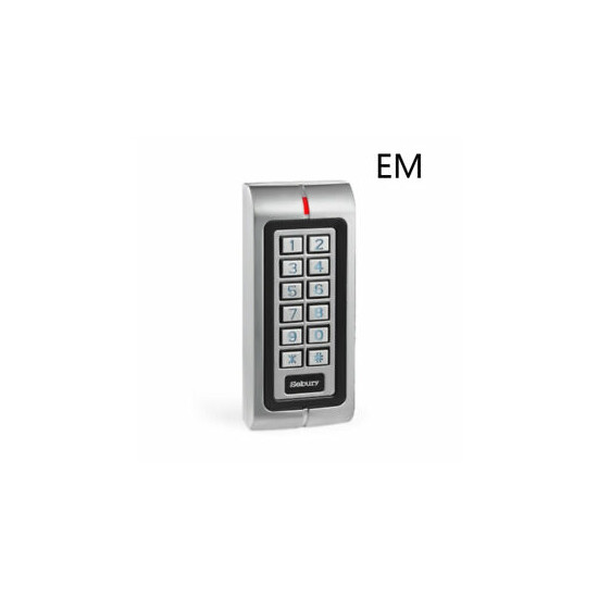 Sebury R4-EM 125KHz EM4100 EM4200 RFID Weatherproof Metal Reader Free 5 Fobs image {1}