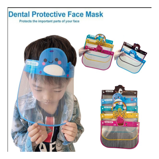 Full face Shield Visor for Kids Anti-Fog Clear Protection Mask  image {1}