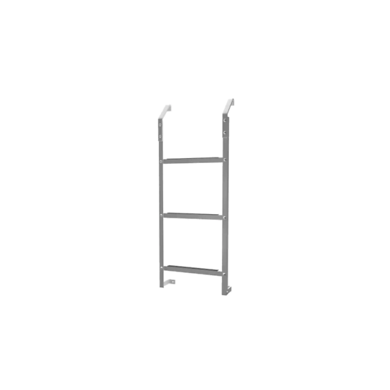 Ultra Protect 3-Step Aluminum Basement Window Well Egress Escape Ladder image {1}
