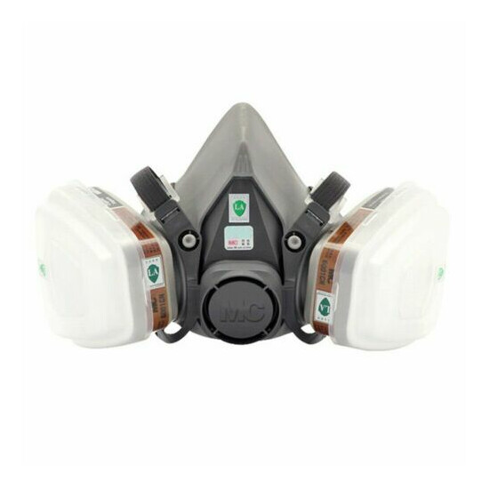 Full/Half Face Gas Mask Respirator Painting Spraying Safety Protection Facepiece image {6}