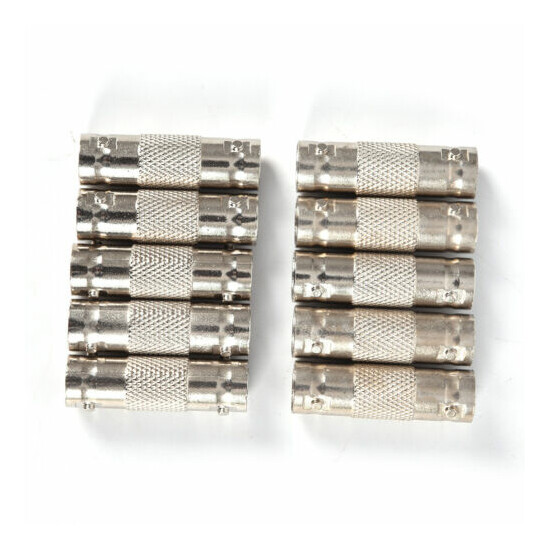 10X BNC Female To BNC Female Connector couplers Adapter For CCTV Video Camera~bp image {1}