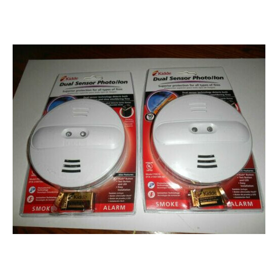 2 - Kidde Dual Sensor Photo Ion Superior Smoke Alarm P19010 Easy Install *NEW* image {1}