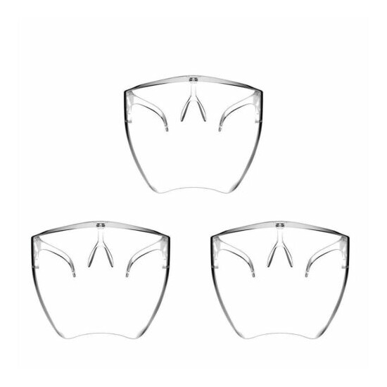 1-5 PCS Face Shield Protective Face Cover Transparent Glasses Visor Anti-Fog image {4}