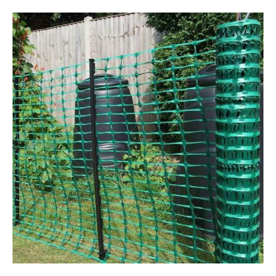 2 X Privacy Screen 30 M x 1 M Green Protective Fence Warning Fence Building Fence Barrier Fence Netting image {4}
