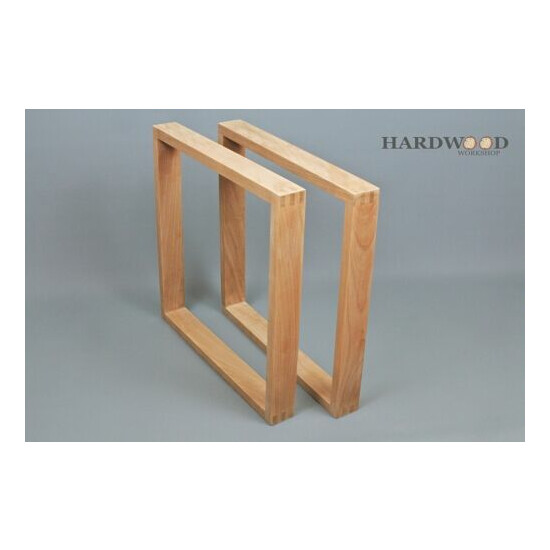 Set of Solid Wood Table Legs Frames Bench Coffee Kitchen Table image {2}