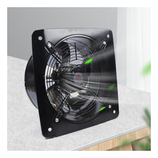 16" Extractor Plate Fan Ventilation Axial Exhaust Blower 2800r/min 100% New image {2}