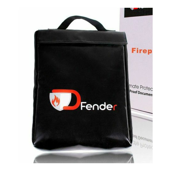 NIB Defender Fireproof & Water Resistant Bag XXL- Silicone Coated Fiberglass image {1}