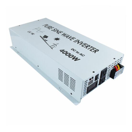 4000W Pure Sine Wave Solar Inverter 36/48V DC to 120V/240V AC Car Power Inverter image {1}