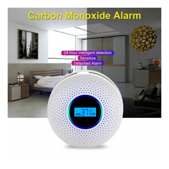 Smoke Detector & Carbon Monoxide Detector Combination Alarm with Number Display image {4}