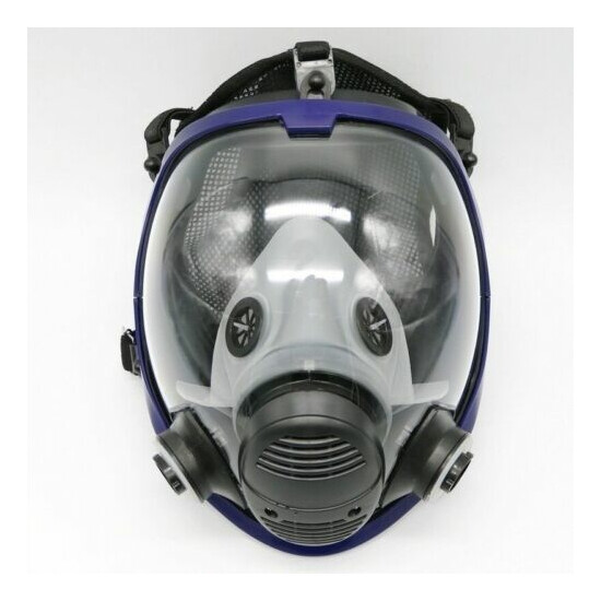 15 in1 Facepiece Full Face Gas Mask Filter Respirator Painting For 6800 Reusable image {3}