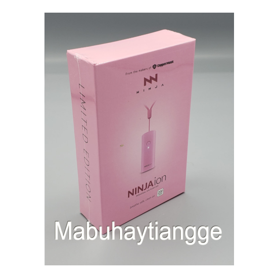 NINJAion PERSONAL AIR PURIFIER LIMITED EDITION - PINK image {1}