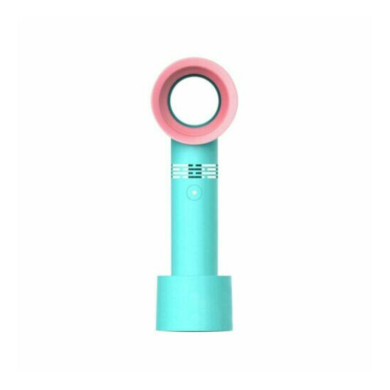 Portable Bladeless HandHeld Cooler Fan USB No Leaf Handy Summer Fan AU STOCK  image {7}