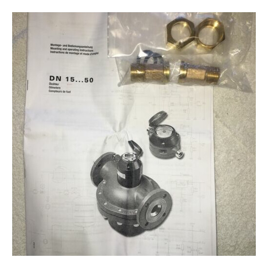 OILMETER- AMCO- ELSTER 15 -92140 with Calibration Documents- NEW Oil Gauge Meter image {6}