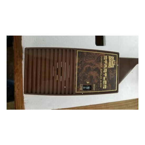 Vintage Regal Startler Portable Electronic Burglar Alarm Hangs On Doorknob Hotel image {6}