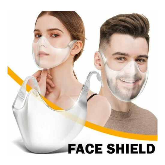 Anti-Fog Clear Face Shield, Plastic Clear Face Shield, Durable, Reusable  image {5}