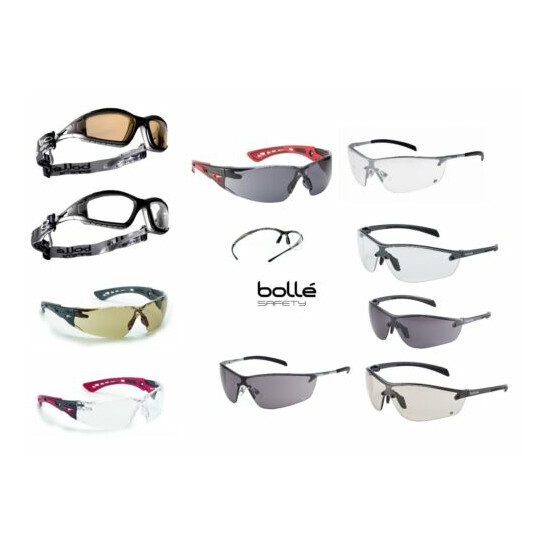 BOLLE Safety Glasses, Various Types - Pouch & Adjustable Cord With Some Models. image {1}