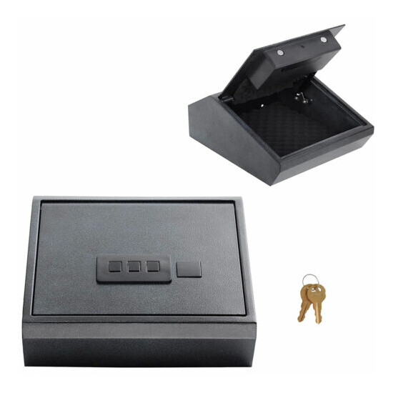 VILOBOS Electronic Security Safe Box Digital Lock Money Jewelry Home LED Display image {1}