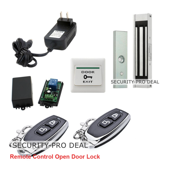 US Door Access Control System+ Magnetic Door Lock+ 2pcs Wireless Remote Controls image {1}