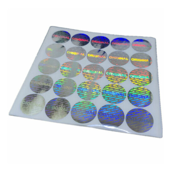 Round 1000PCS Security Seal Hologram Tamper Evident Warranty Labels Sticker 30MM image {3}