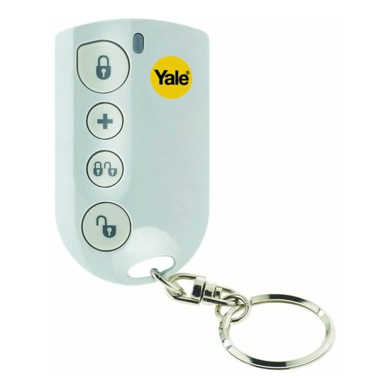 Yale SYB-HSA6060 Locks HSA6060 Alarm Accessory-Remote Keyfob, 3 V, White, 13.4 x image {1}