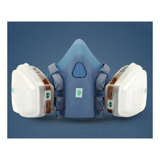 7502 6001 5N11 501 7pcs Suit Respirator Painting Spraying Face Gas Mask image {1}