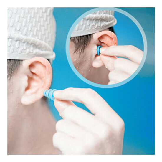 4PCS For Study Sleep Silicone Ear Plugs Anti Noise Snores Earplugs Comfortab ~bp image {3}