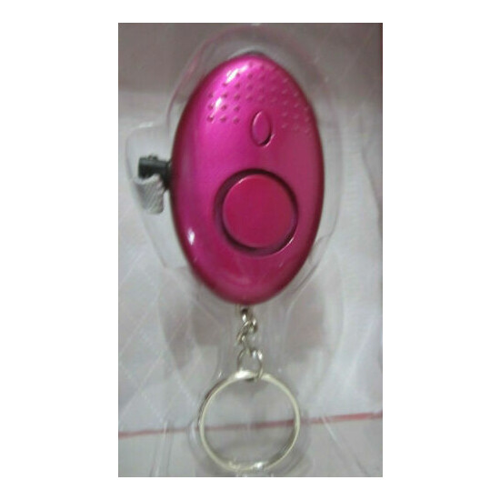 Safe Sound Personal Alarm Keychain With LED Light 140DB Emergency Women Defense image {1}