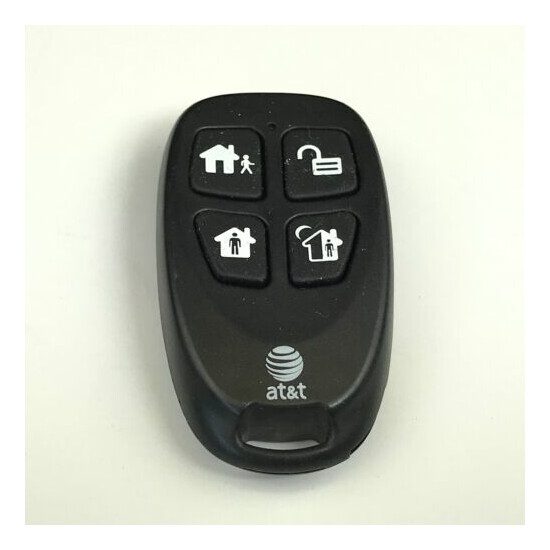 AT&T Security SW-ATT-FOB2 Key Fob 4 Button Remote Transmitter & Clip Replacement image {5}