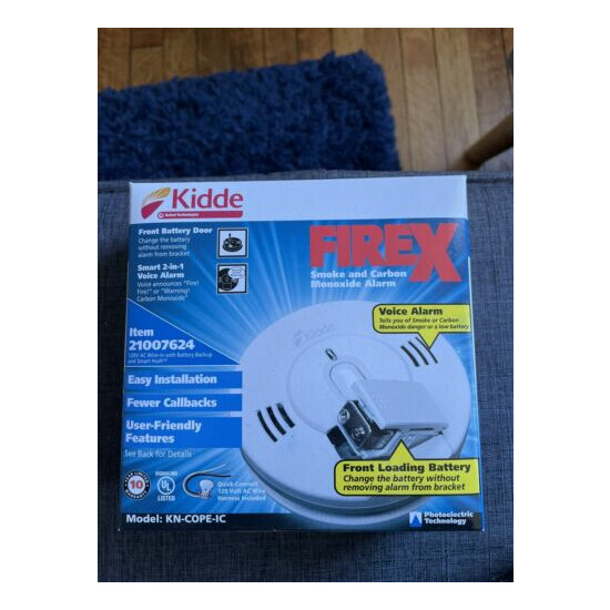 New Kidde Firex Smoke and Carbon Monoxide Voice Alarm NEW UNOPENED image {1}
