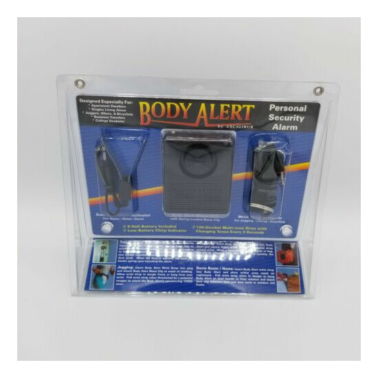 Body Alert Personal Security Alarm By Excalibur W/120-Dec. Multi-tone Siren NEW! image {1}