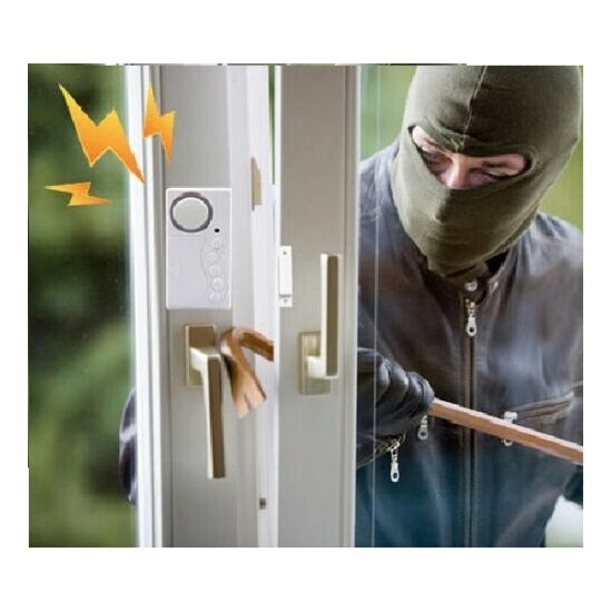 STOP BURGLAR Magnetic Window Door Security Sensor Alarm 1 Unit, Family Safe Gift image {1}