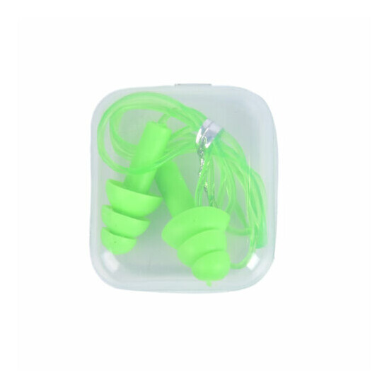 Earplugs Noise Reduction Silicone Soft Ear Plugs PVC Rope Earplugs ProtectivP-dm image {13}