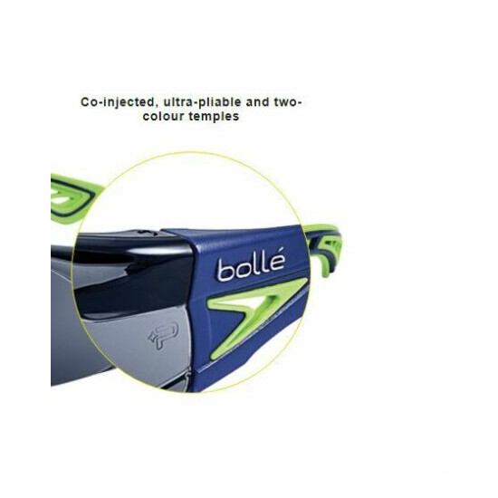 Bolle Rush+40257 Blue/Green SMOKE-(With Foam&Strap Option)--Sold By Medicos Club image {4}