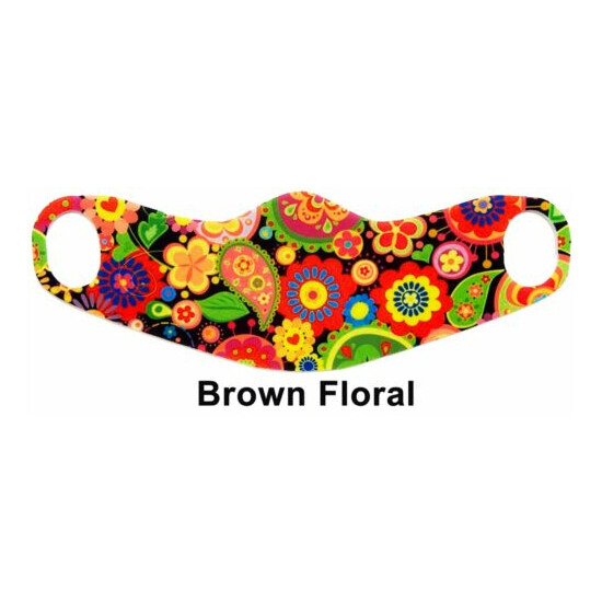 Halloween Holiday Face Mask Washable Cloth Colorful Comic Colorful Skull image {14}