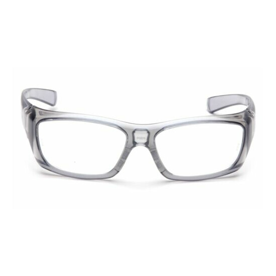 Pyramex Emerge Gray 1.5 Clear Full Lens Reader Reading Safety Glasses Z87+ image {2}