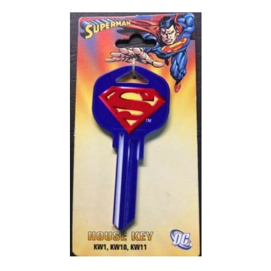 Superman House Key Blank - Uncut - Superman Collectable Key - Superhero image {2}