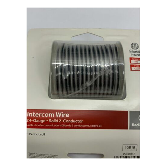 RadioShack Intercom Wire Type CL2X, 35-Foot Solid 2-Conductor Rare Hard to Find! image {4}