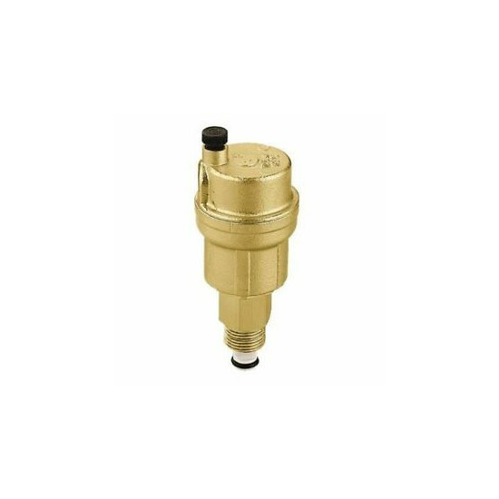 Caleffi 502710A Automatic Air Vent 1/8" NPT Male with Check Valve image {1}