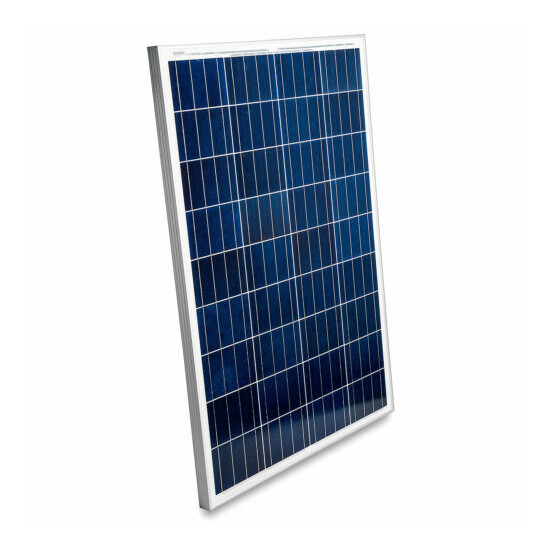 100W Solar Panel 12V Polycrystalline High Efficiency Module Marine Auto Off Grid image {1}