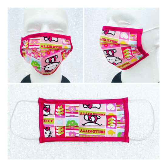 Disney Inspired Minnie Mouse Filter Face Mask Adult Child Reuse Washable Cotton image {35}
