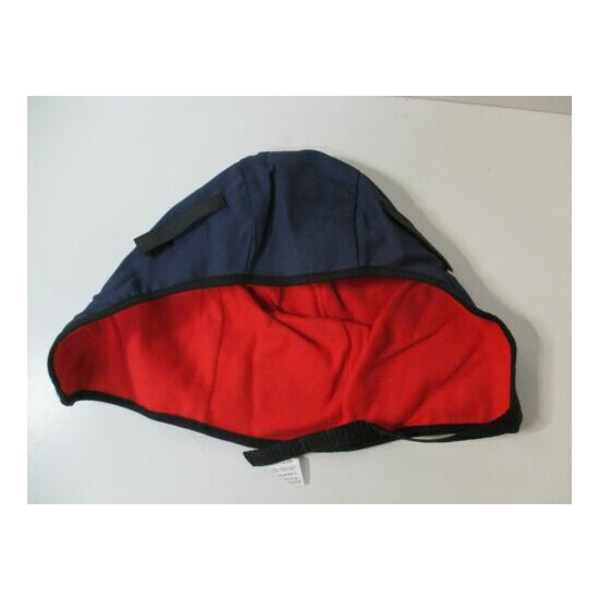 Jackson Safety (14500) 200 Series Navy Red Cotton Fleece Winter Liner - Qty 12 image {3}