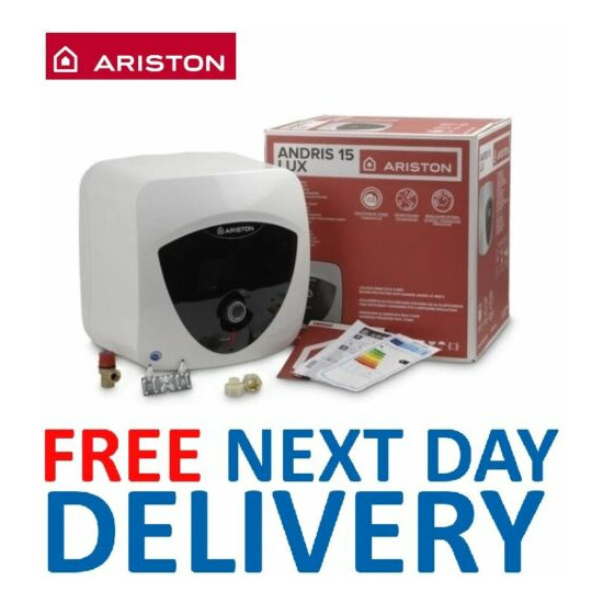 Ariston Andris Lux 15L Under-Sink Unvented Electric Water Heater, 3kW 3100309 image {1}