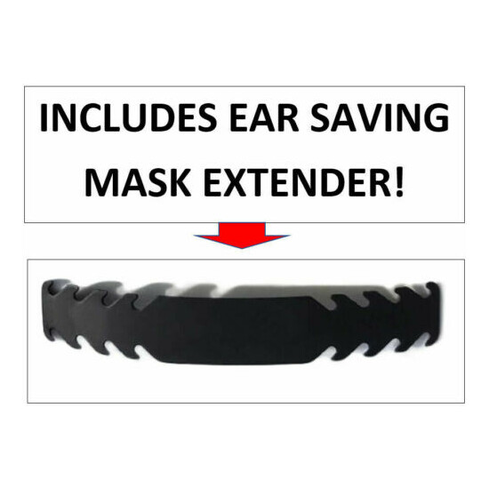 2pk Reusable Cotton Face Masks w/ Breathing Valve & 4 PM2.5 Filters Gift Set image {8}