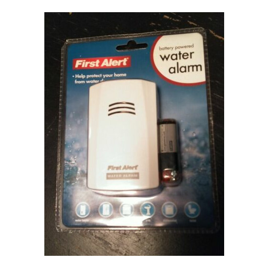 First Alert WA100 Battery Operated Water Alarm image {1}